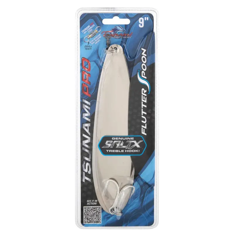 Tsunami Saltx Pro Flutter Spoons – Saltwater Metal Lures 1