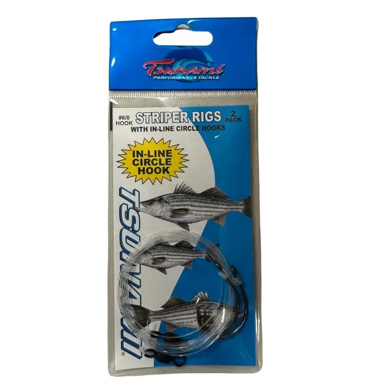Tsunami Striper Circle Hook Bait Rigs 1