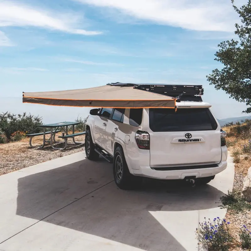 Tuff Stuff 180° Xl Roof Top Awning – Full-Side Extendable Shade Canopy 1