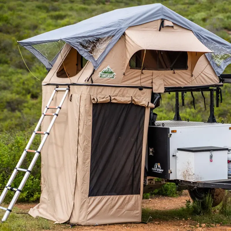 Tuff Stuff Delta & Trailhead Rooftop Tent Annex Room – Full-Floor Overland Living Add-On 1