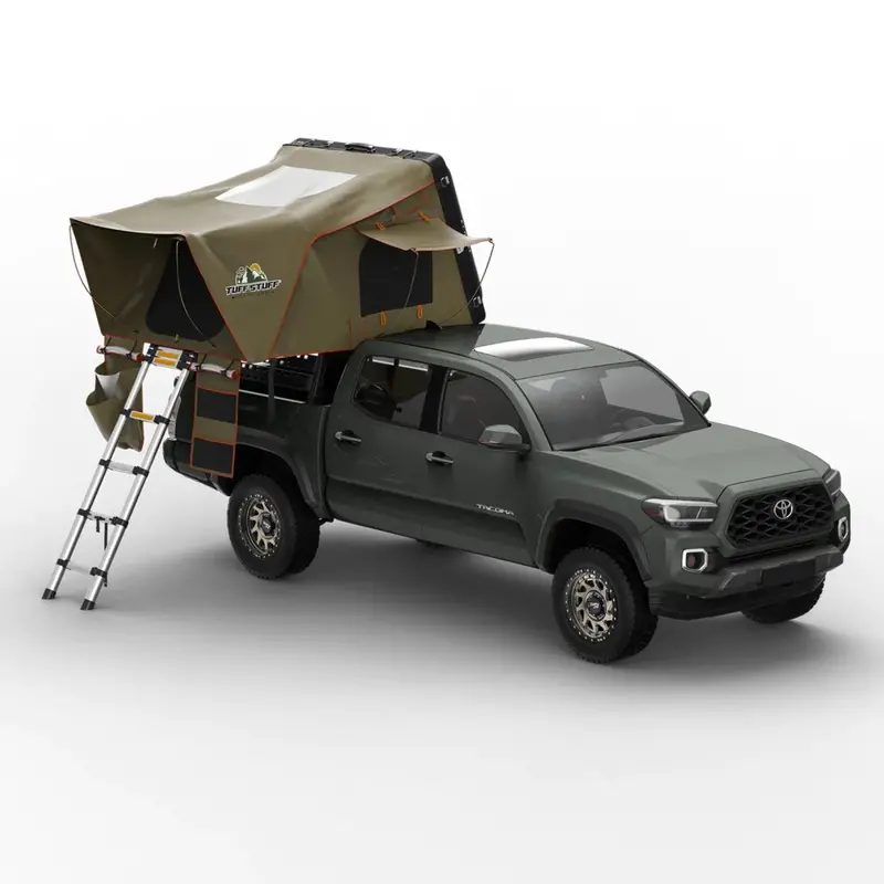 Tuff Stuff Hard-Top Side-Opening Tent – Compact 2-Person Configuration 1