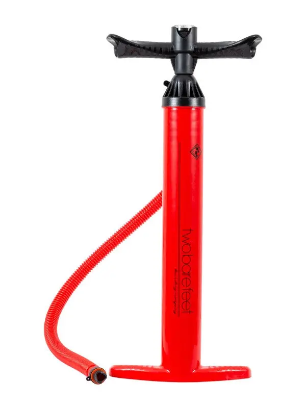 Two Bare Feet Hp8 High-Pressure Dual-Action Hand Pump – 21 Psi, Red 1