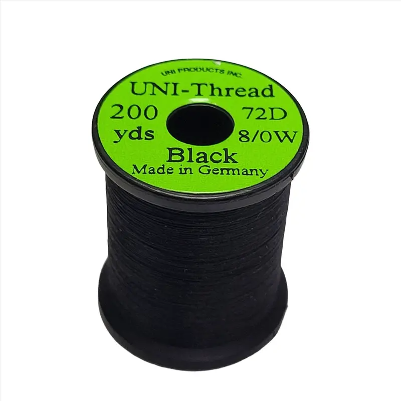 Uni Thread 8/0 – 200-Yard Spool (Fine-Gauge Fly Tying Thread) 1