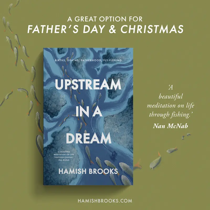 Upstream In A Dream: Fly Fishing Memoir Hardcover Book 1