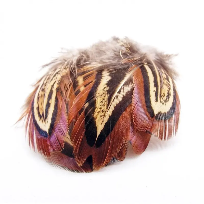 Veniard Cock Pheasant Shoulder Hackle – 2G Natural Bundle 1