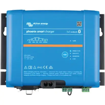 Victron Energy Phoenix Smart Ip43 Dual-Output Battery Charger (1+1 Configuration) (1034051) 1