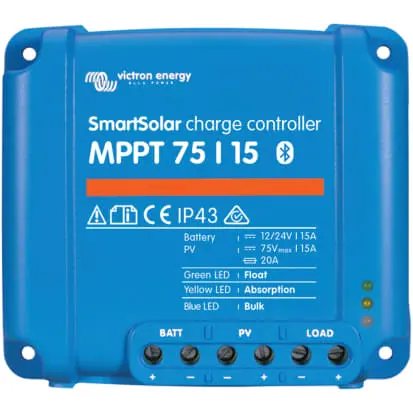 Victron Energy Smartsolar Mppt Charge Controller With Integrated Load Output (1015658) 1
