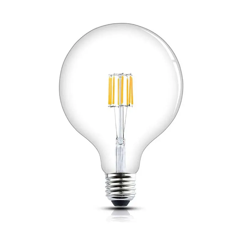 Vintage-Style Led Filament Globe Bulb – 4W E27 Clear, 125Mm Diameter 1