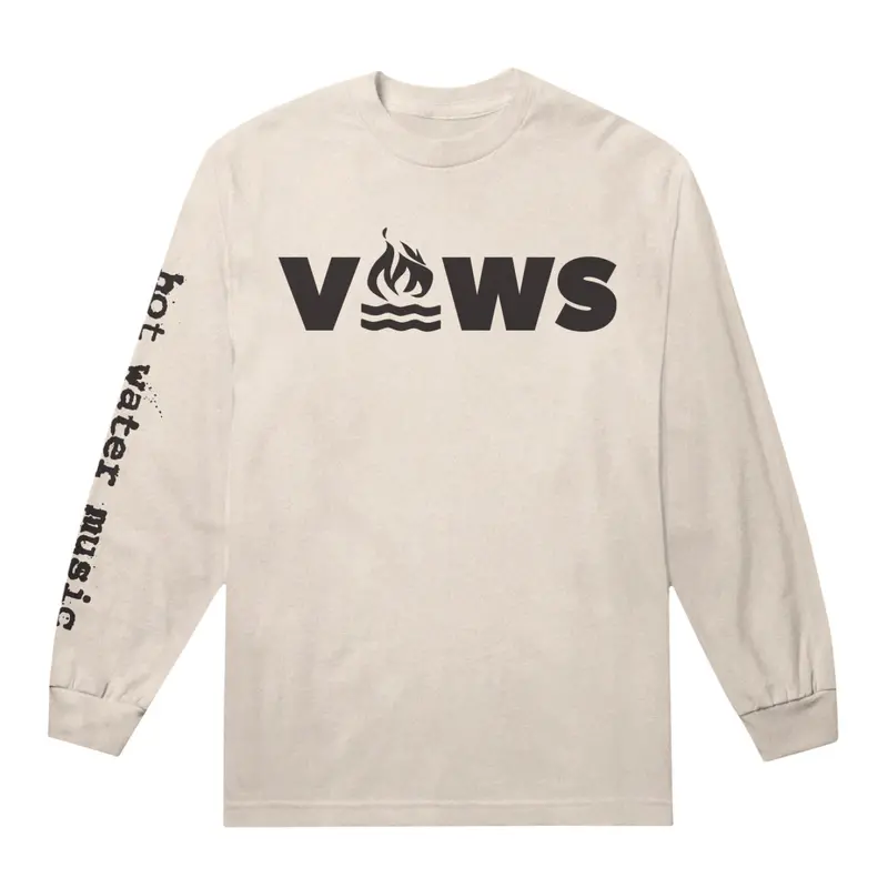 Vows Long-Sleeve T-Shirt – Clean Ivory Base 1