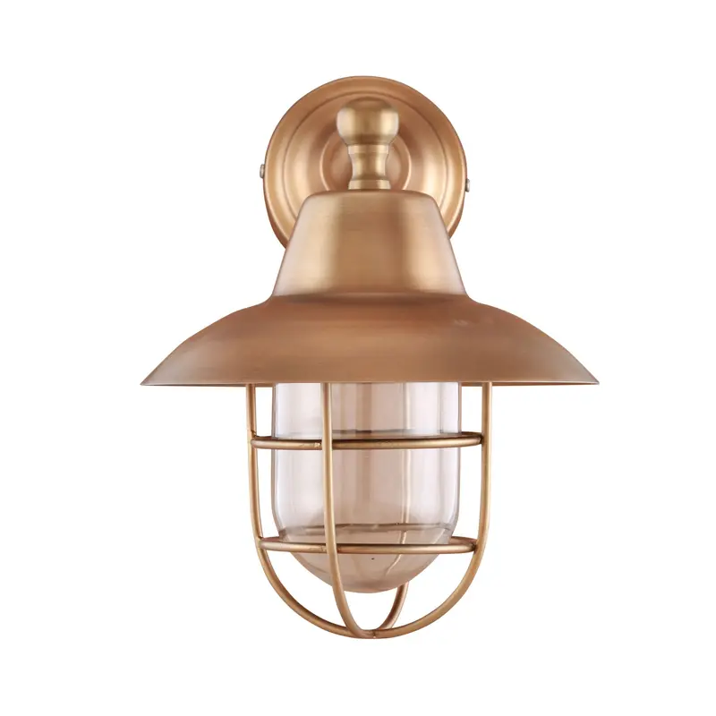 Voyager Antique Brass Exterior Wall Bracket – 30Cm X 22Cm X 30Cm Projection 1