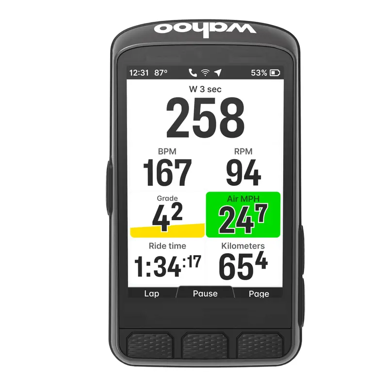Wahoo Elemnt Ace Gps Cycling Computer – Touchscreen Bike Computer With Navigation & Smart Connectivity 1