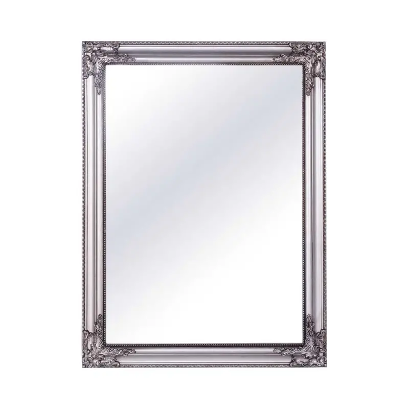 Willow Antique-Silver Finished Rectangular Wall Mirror – 80X60 Cm 1