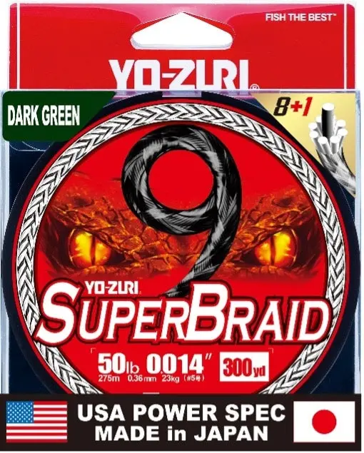 Yo-Zuri Superbraid 9 High-Strength Braided Fishing Line 1