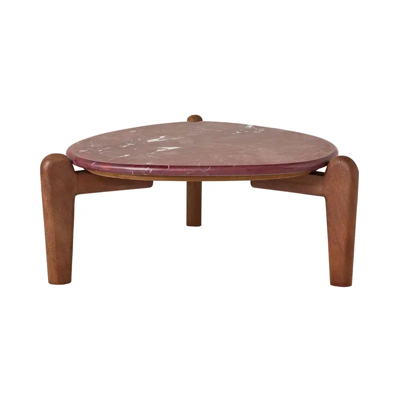Zia Compact Marble Coffee Table – Small Size 1